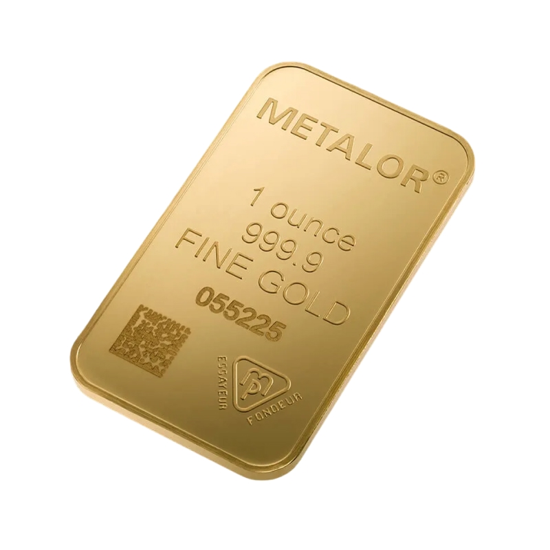 1 oz Metalor Swiss Gold Bullion Bar - Image 3
