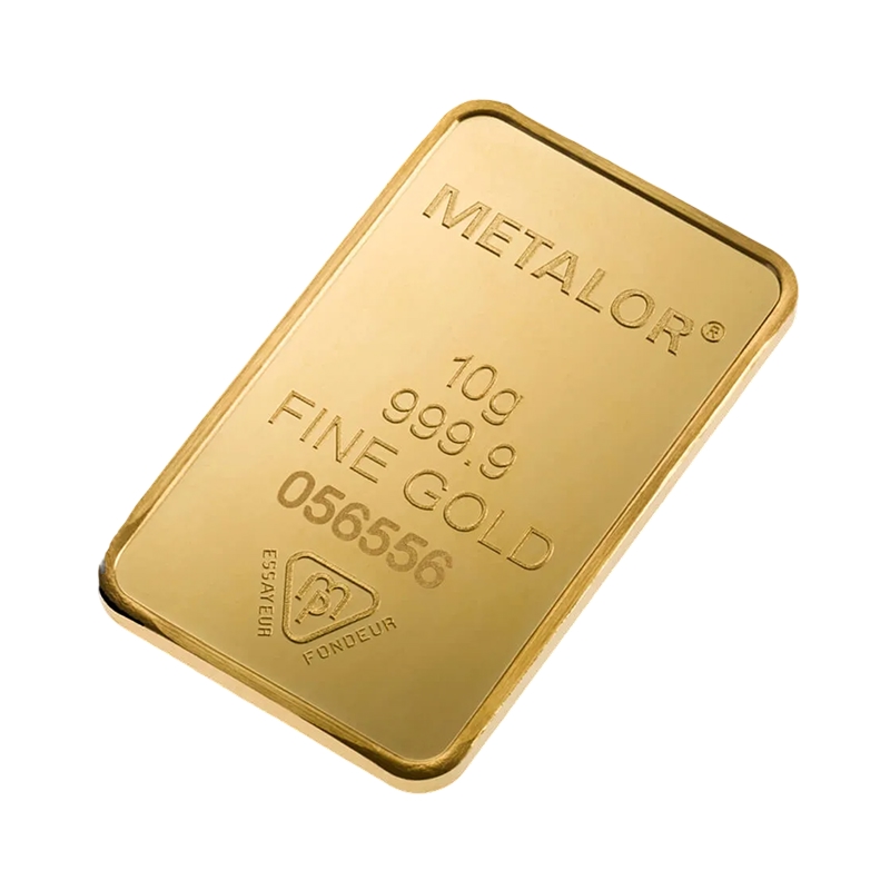 10 Gram Metalor Swiss Gold Bullion Bar - Image 3