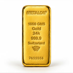 1 Kilogram Metalor Swiss Cast Gold Bullion Bar